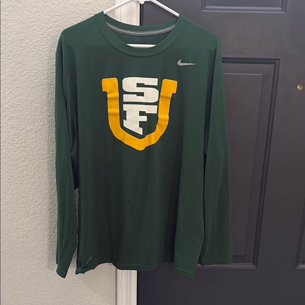 Nike San Francisco Forest Green Long Sleeve with Yellow Emblem